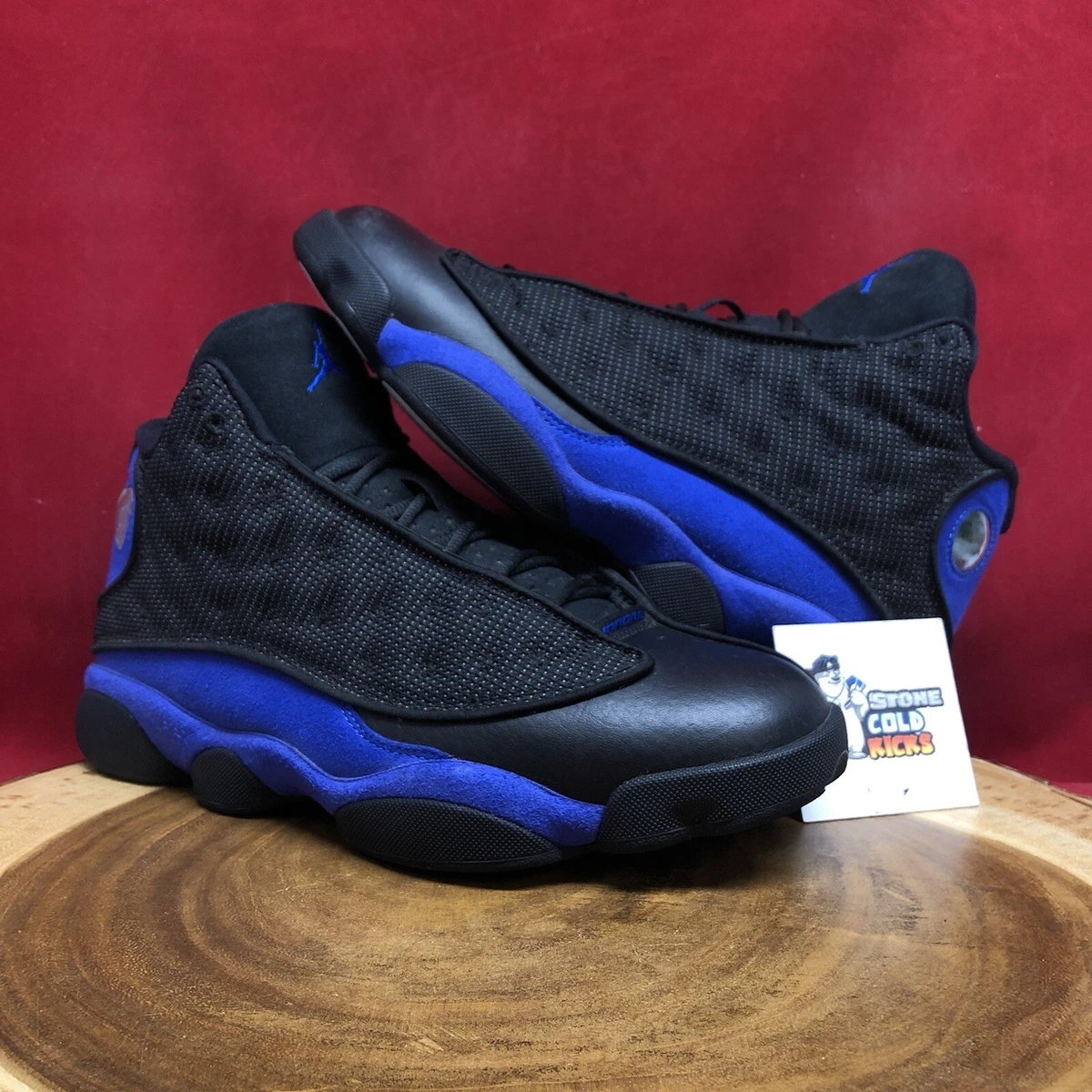 Jordan 13 sales black blue