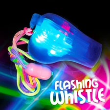 Flashing LED Party Whistle