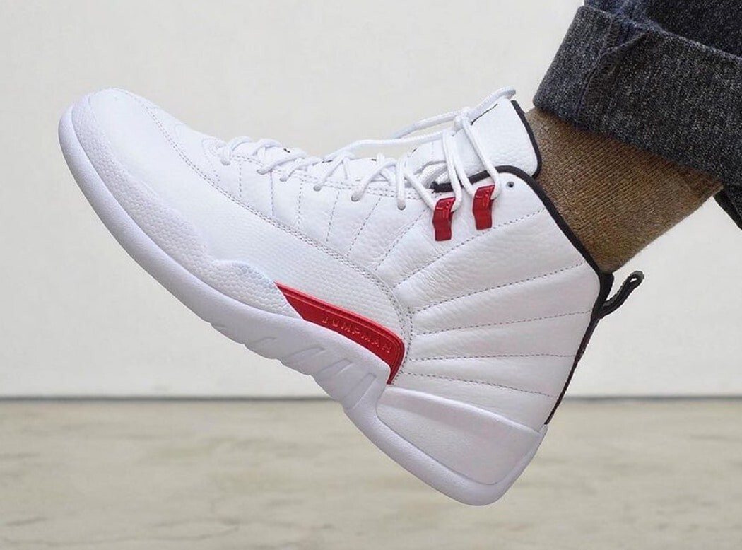 Jordan CT8013-106 9.5 US ホワイト/レッド Size 12 - Air Jordan 12 Retro Twist White Leather Red