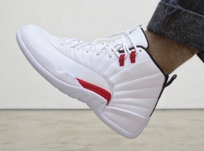 Air Jordan 12 Retro CT8013 106 White/Black-University Red New