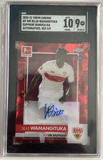 2020-21 Chrome Bundesliga Sapphire Edition Silas Red Auto #2/5 SGC 9/10 MT RC