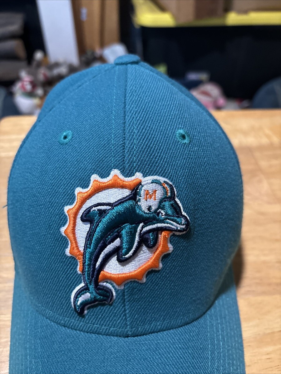 NFL Miami Dolphins Reebok Onfield Baseball Cap Hat Adjustable Size