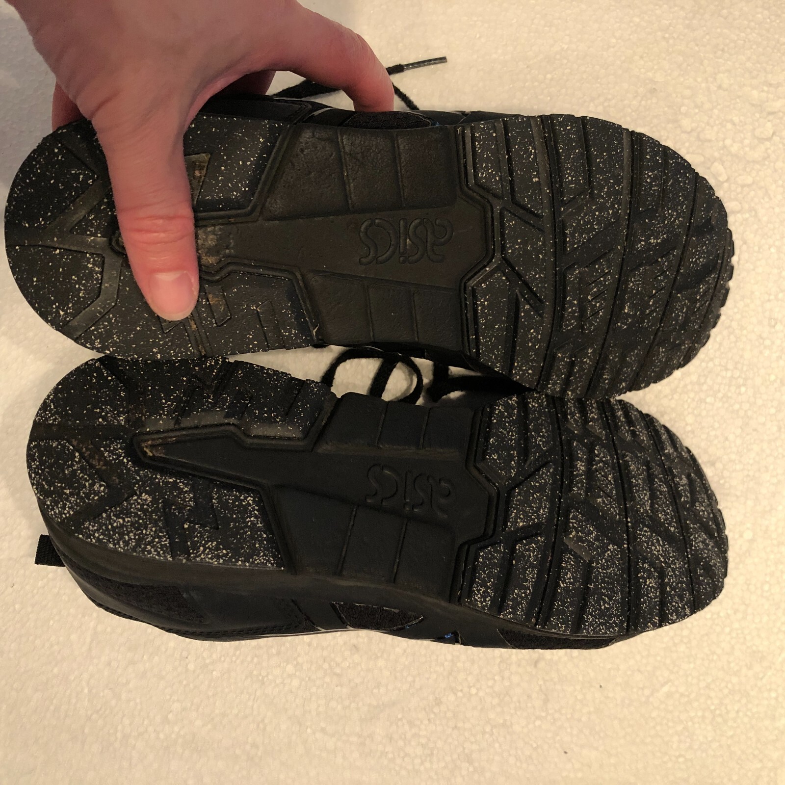 Men’s ASICS GEL Lyte 5 V Black Trainers Running Shoes Sanze 10 44 HY7H4 thumbnail 8