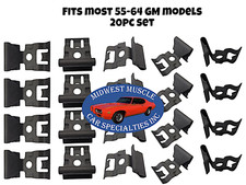 55-64 Gm Nosr Impala Front Windshield Rear Window Trim Molding Clips 20pcs B69 55-64 Gm Nosr Impala Front Windshield Rear Window Trim Molding Clips 20pcs B69