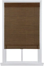 34 x 64 in Sedona Cordless Bamboo Roman Shades - Pecan - WS02C-3464