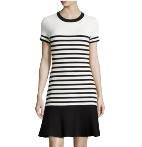 Kate Spade New York Green and White Stripe Knee Length Dress | eBay