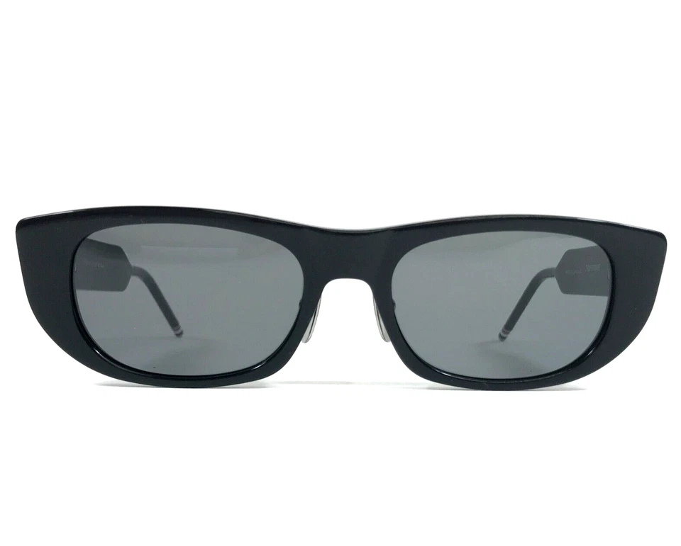 Gafas de sol Thom Browne TBS417-53-01AF NEGRAS monturas ovaladas negras con lentes gris humo Foto 2 de 4