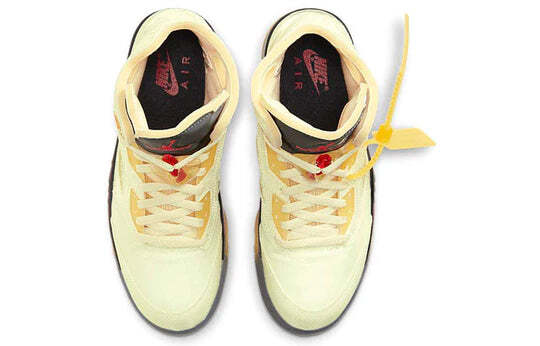 Size 12 - Jordan 5 SP x Off-White Mid Sail for sale online  display picture 1