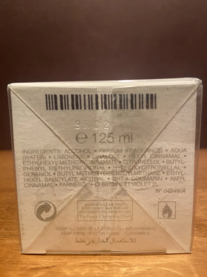 Escale a Pondichery de Dior 4,2 OZ/125 ml Eau de Toilette Spray Caja Sellada RARO Foto 4 de 4