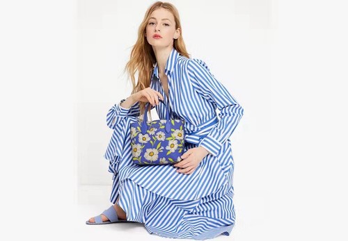 ☂️🍄kate spade Bleecker Sunshine Floral☄️MEDIUM☄️Crossbody Tote Fluorite KF805 - Bild 3 von 8