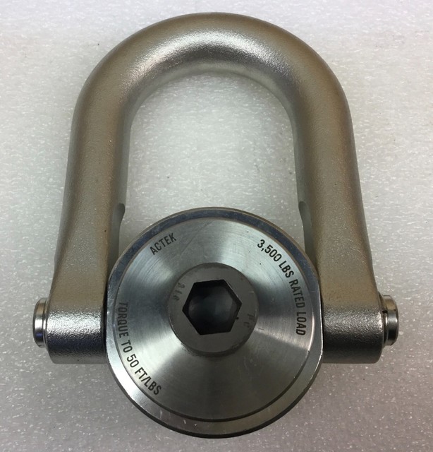 ACTEK 58204 HOIST RING 3/410 316SS 3500 LB RATED LOAD AK35A NEW NO BOX