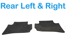 17-20 Jaguar F-Pace Rear Left & Right Floor Mat Carpet Cover HK8M130A88AA Oem