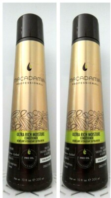 2 Macadamia ULTRA RICH MOISTURE CONDITIONER Texture VERY COARSE 10 oz Each (053)