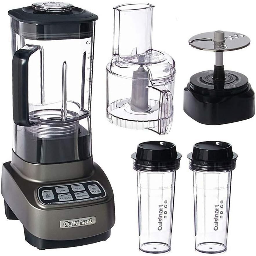 Cuisinart SmartPower Duet Blender/Food Processor (Stainless Steel) Refurbished eBay