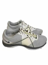 Nike Golf Lunarlon White & Gray Trim Size 8  UK5.5 EU39