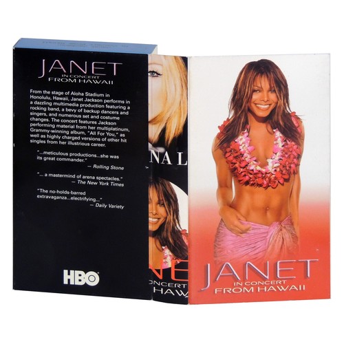 Janet Jackson In Concert From Hawaii VHS Tape HBO Promo Edition 2001 - Picture 2 of 3