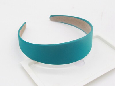 6Pcs Wide 38mm(1-1/2'') Alice Covered Satin Hair Band Headband Korean Women Wear 