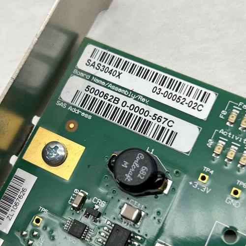 NEW PCI-X Express LSI LOGIC SAS SATA RAID Controller # SAS3040X 00052-02C 4 port - Picture 4 of 11