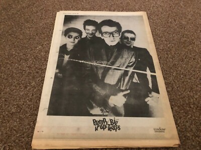 MEL15 WERBUNG 15X12 ELVIS COSTELLO & DIE ATTRAKTIONEN: PUMP IT UP