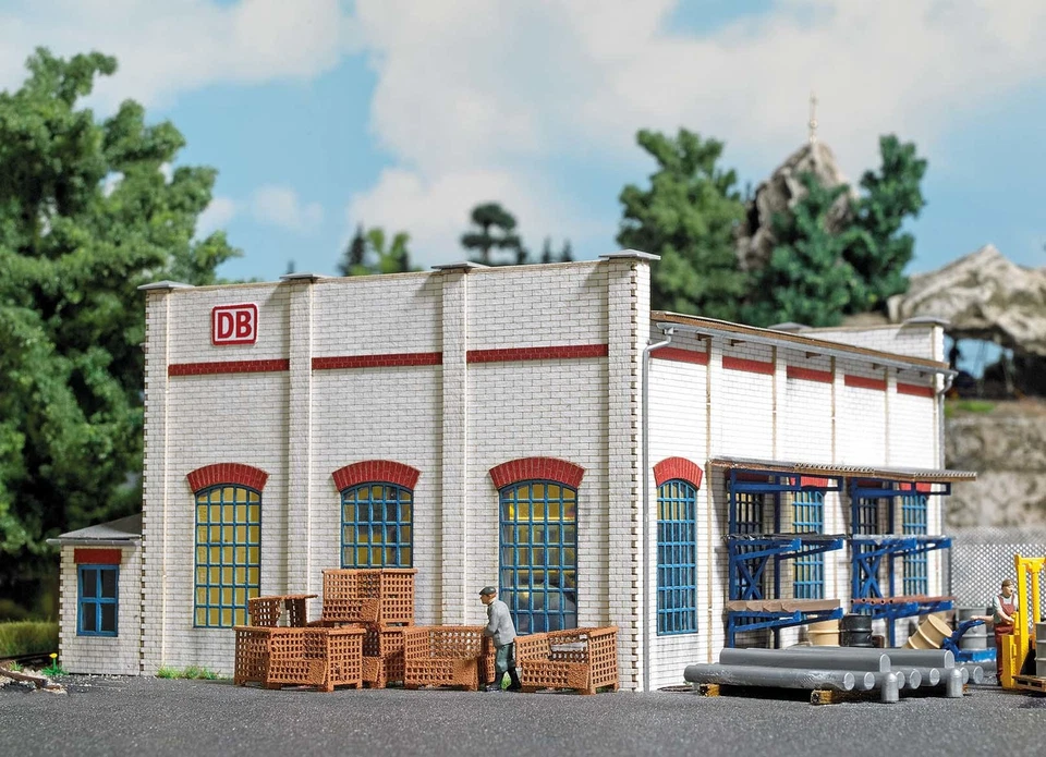 Busch 1637 HO/OO Kraftwerk Industriegebäude, Fabrik Oder Kleine Fabrik