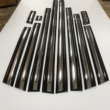 Pre-Cut Black Chrome Body Side Molding Trim 1...