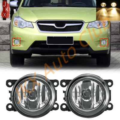 For Subaru XV Crosstrek 2013-2019 j 2PCS Halegon Front Bumper Fog Lights Lamps