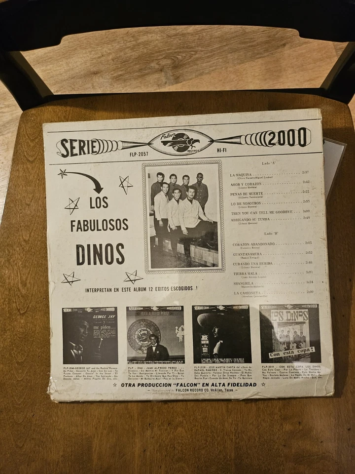 RARE SELENA Y LOS DINOS Tapes $ Los Dinos Record  - Image 2 of 4