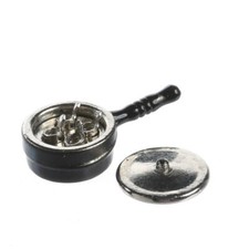 Dollhouse Miniature Saucepan  6 Pieces