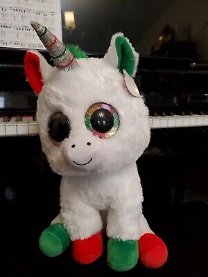 Ty Beanie Boos Christmas Candy Cane Unicorn Plush - Large 16â - NWT 8421367603 | eBay