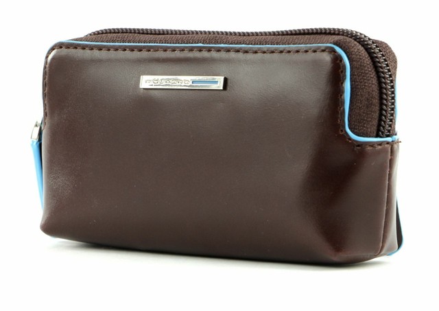 Key Ring Piquadro Blue Square Pc4216b2/mo Keychain With Case In Brown  Leather | Acquisti Online su eBay