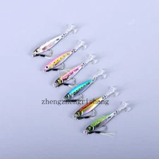 6PCS Metal Jigs Offshore Micro Butterfly Fishing Lure For Tuna Snapper 7g -80g