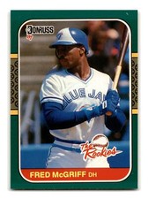 Fred McGriff 1987 Donruss The Rookies #31 Toronto Blue Jays Mint