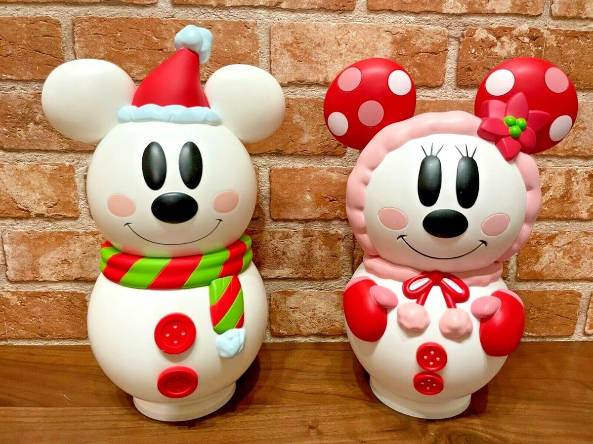 シュタイフ 1998年 ディズニー リトルスノーマン クリスマス オーナメント TOKYO Disney GingerBread ＆ Snowman Christmas Ornament 7 pieces