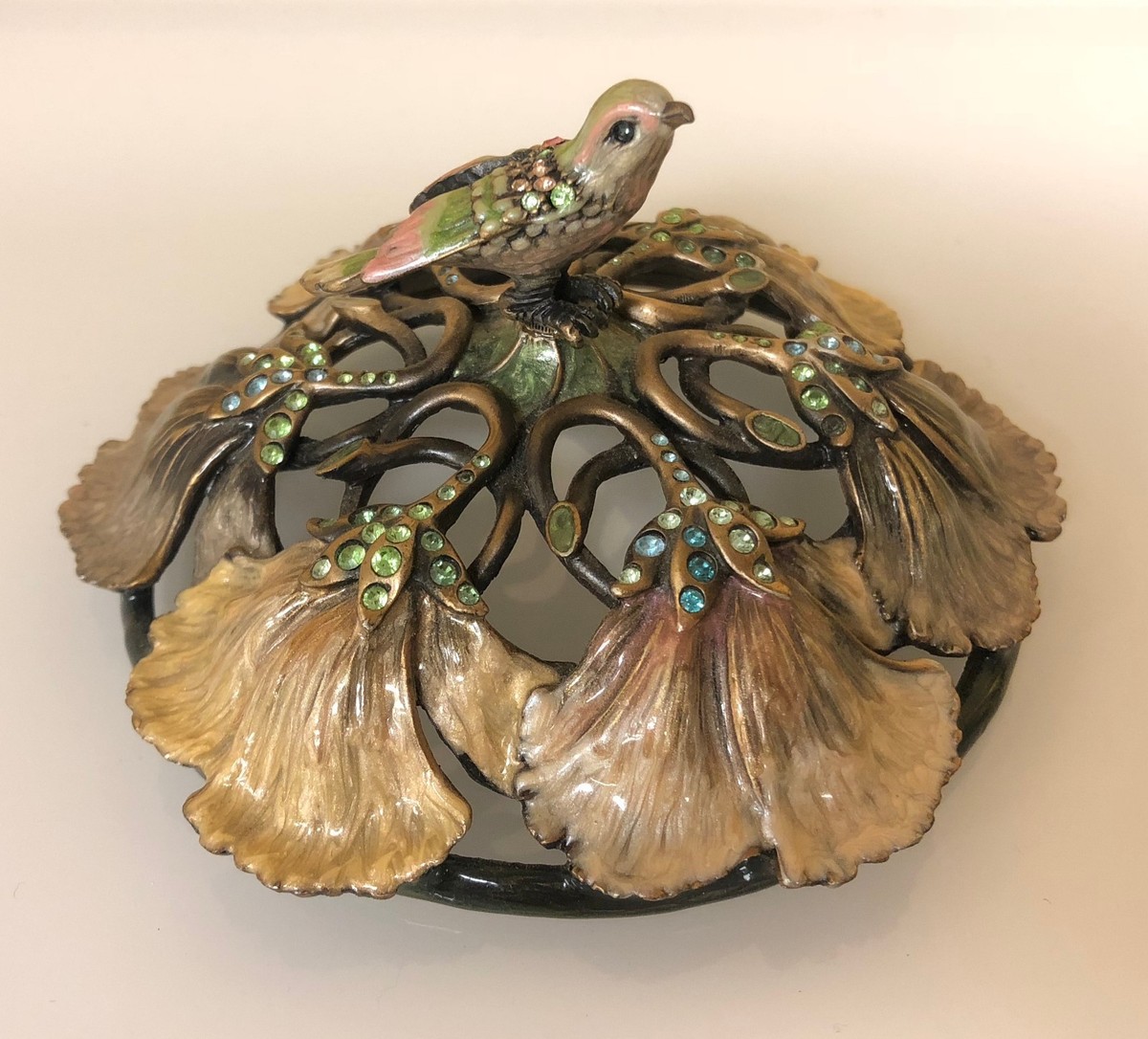 Jay Strongwater Large Bird Opaline 