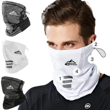 Summer Face Cover Neck Gaiter Bandana Sun Shield  Women Men Windproof Motorcycle