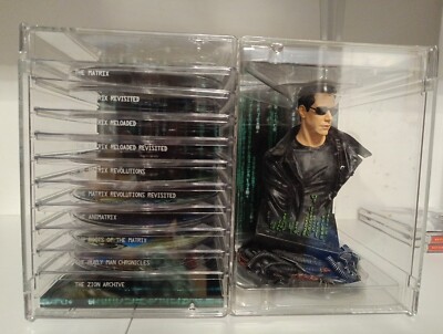  '' Matrix The Ultimate Collection '' 10 DVD  Box mit Figur in Acrylbox 