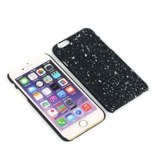 Custodia cellulare custodia protettiva bumper guscio astucci per Apple iPhone 6 3D stelle bianca