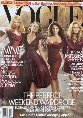 Vogue November 2009 Nicole Kidman, Kate Hudson, Penelope Cruz