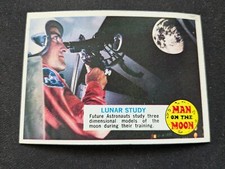 1969 Topps Man On The Moon Card # 22A Lunar Study (VG/EX)