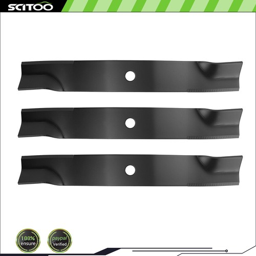 3pcs Mower Blades for 60" John Deere TCU15881 M128485 M131958 M144196