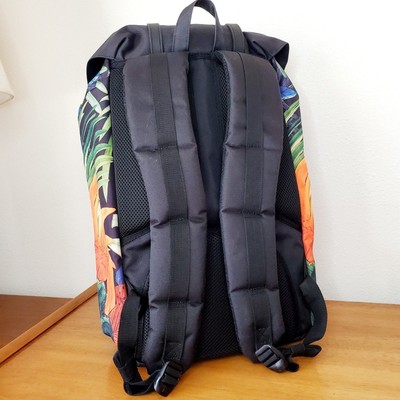 Herschel Little America Backpack Tropical Flowers Graphic  display picture 2