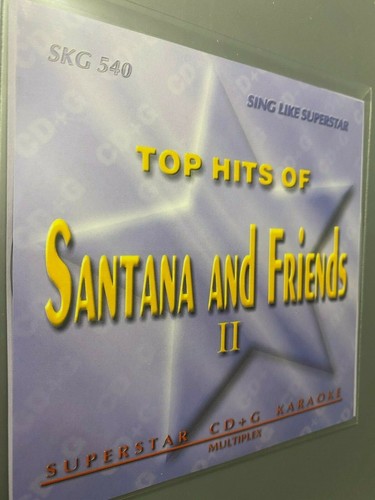 Karaoke Superstar Multplx CD+G, Santana & Friends 2,SKG-540,See descript.11 trks - 第 1/2 張圖片