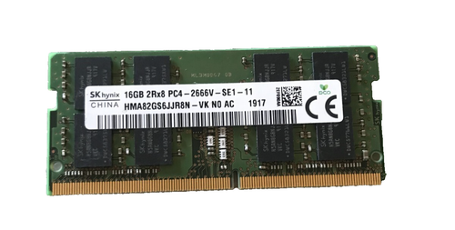 SK Hynix 16GB DDR4 RAM Module 2Rx8 PC4-2666V-SE1-11 HMA82GS6JJR8N-VK
