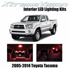 Xtremevision Interior Led For Toyota Tacoma 2005-2014 6 Pcs Red