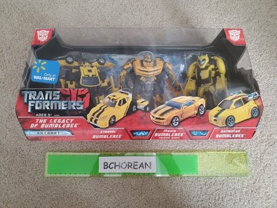 Transformers 2007 Classic Movie Animated Deluxe Class Legacy Of Bumblebee 3 Pack