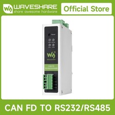 Waveshare CAN FD Protocol Converter, CAN FD To RS232/RS485 Bidirectional Data