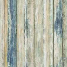 Static Caravan Blue Wood Effect Self Adhesive Vinyl Wrap, for Kitchen & Bathroom