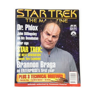 Fabbri Pub Star Trek Ma  Vol. 3, #2 ''Dr Phlox, Season Two Examined, Bra Mag VG+