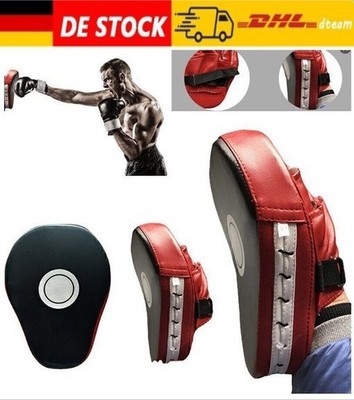 2x Pratzen Focus Pad Handpratzen Pratze Kick Boxen Kampfsport Schlagpolster DHL