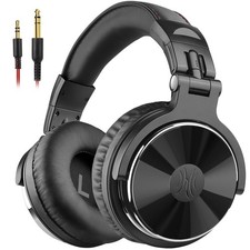 Wired Over Ear Headphones Hi-Res Studio Monitor  Mixing DJ Stereo Headsets w...